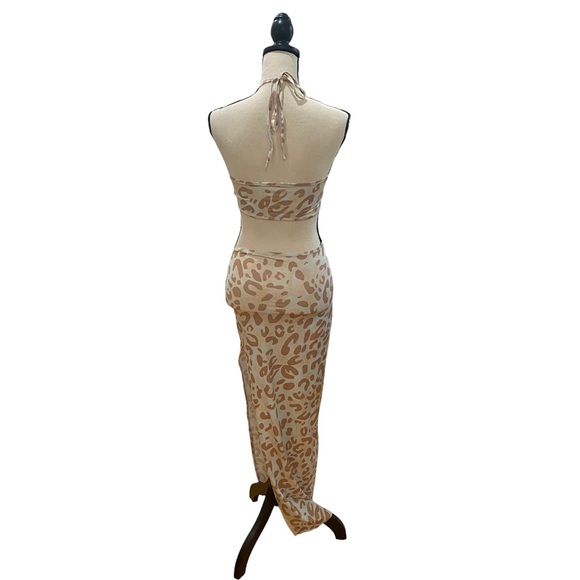 Leopard Cutout Maxi Dress - Picture 2 of 2